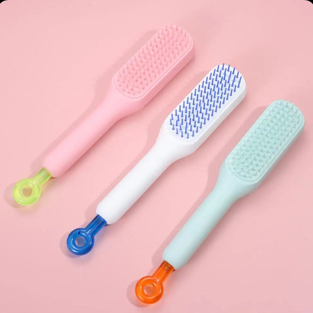 Premium Self Cleaning Hair Brush | One-Click Hair Removal Comb